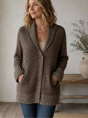 Margaret O’Leary Merino Wool / Cashmere Cardigan